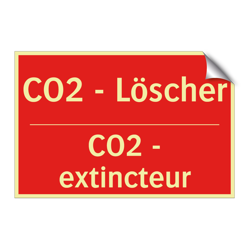 CO2 - Löscher - CO2 - extincteur