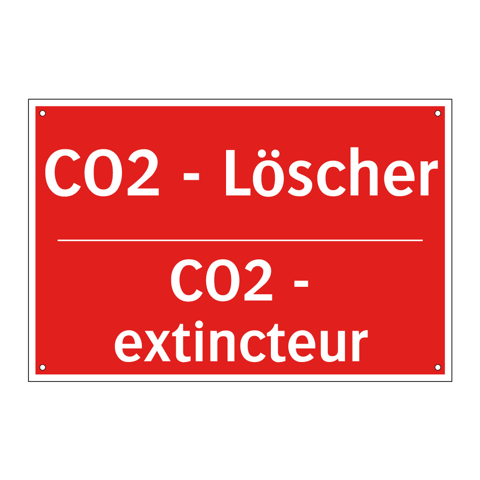 CO2 - Löscher - CO2 - extincteur