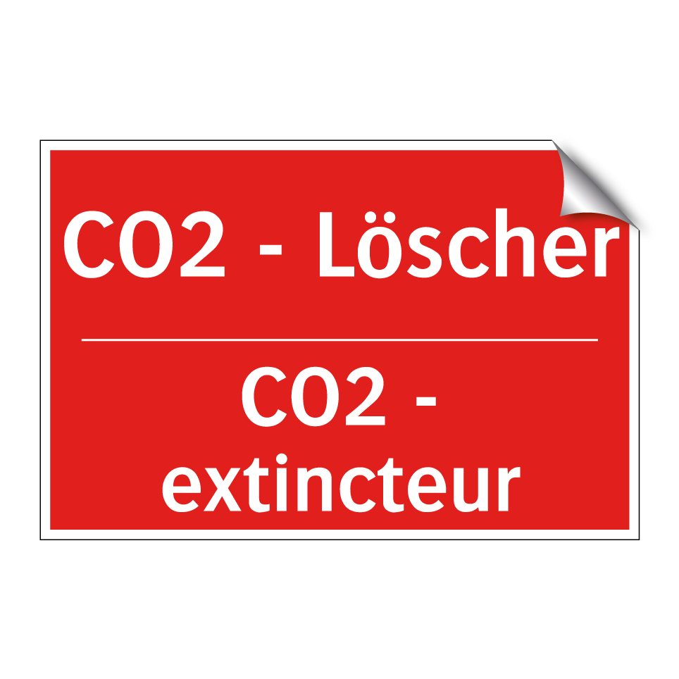 CO2 - Löscher - CO2 - extincteur