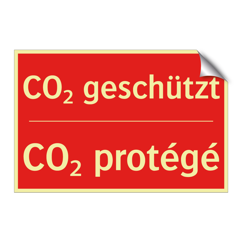 CO₂ geschützt - CO₂ protégé