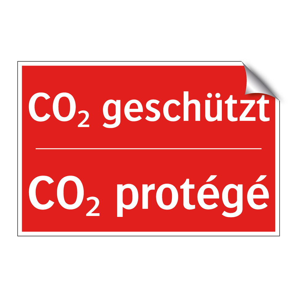 CO₂ geschützt - CO₂ protégé