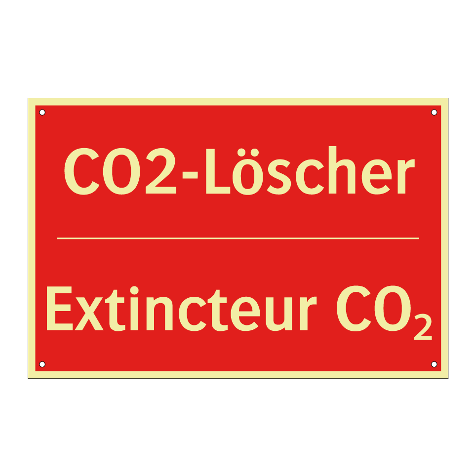 CO2-Löscher - Extincteur CO₂
