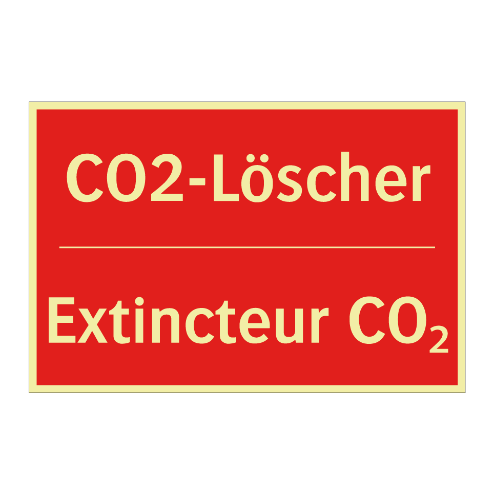 CO2-Löscher - Extincteur CO₂
