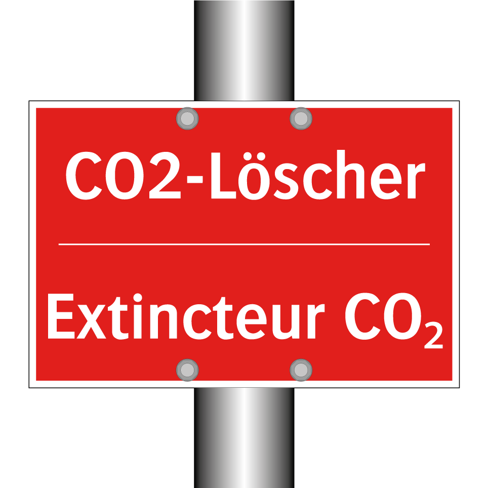 CO2-Löscher - Extincteur CO₂