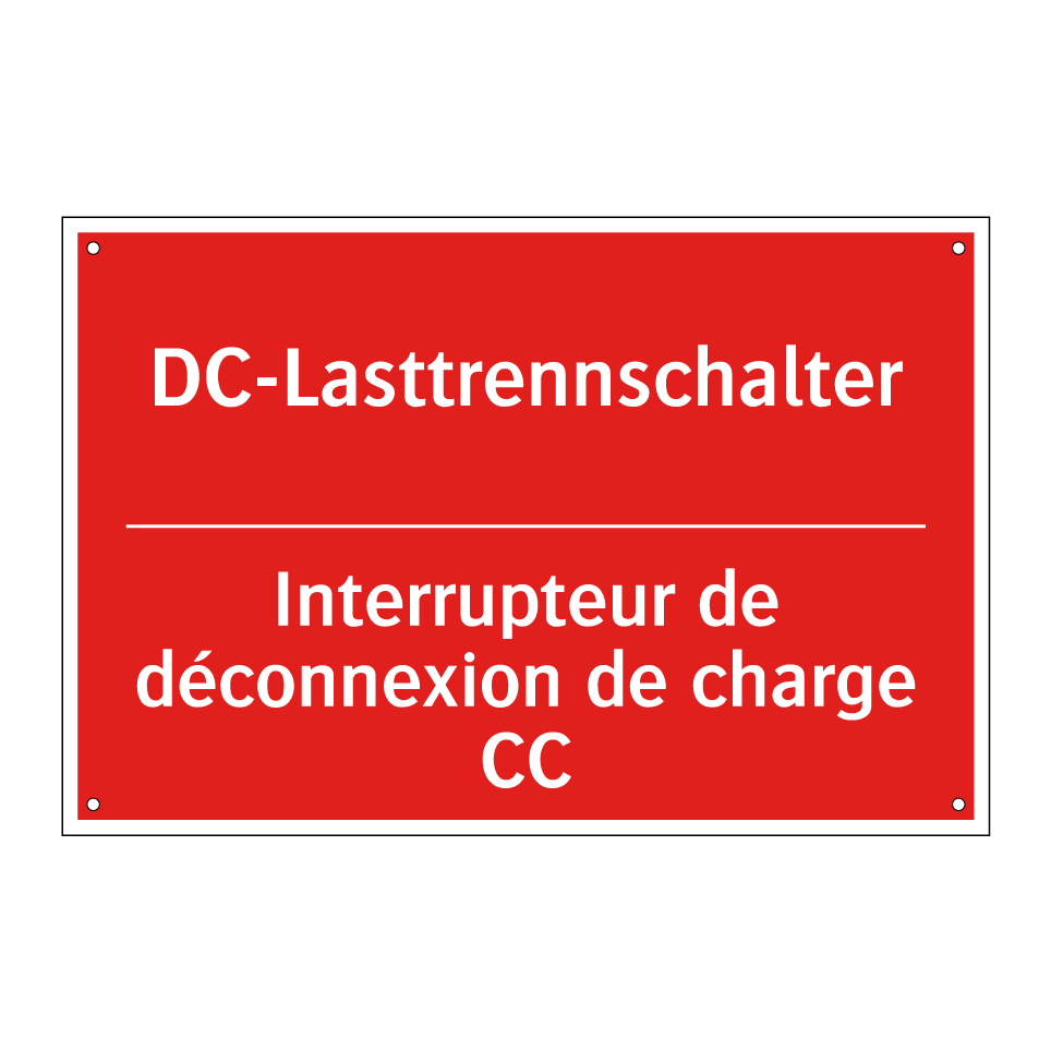 DC-Lasttrennschalter - Interrupteur de déconnexion de  /.../