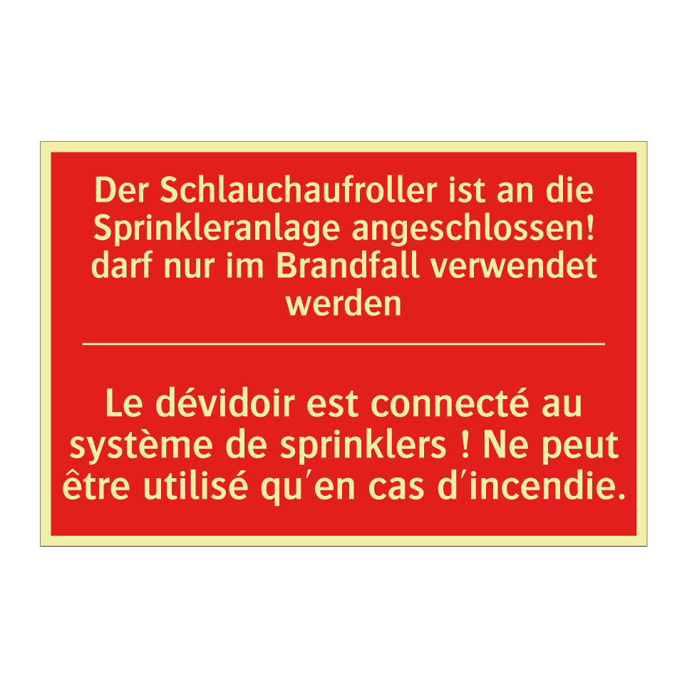 Der Schlauchaufroller ist an die  /.../ - Le dévidoir est connecté au système  /.../