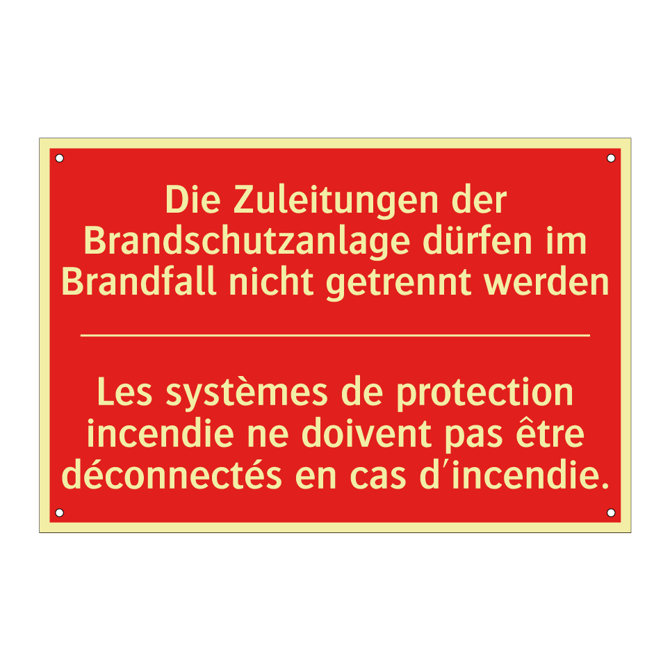 Die Zuleitungen der Brandschutzanlage  /.../ - Les systèmes de protection incendie  /.../