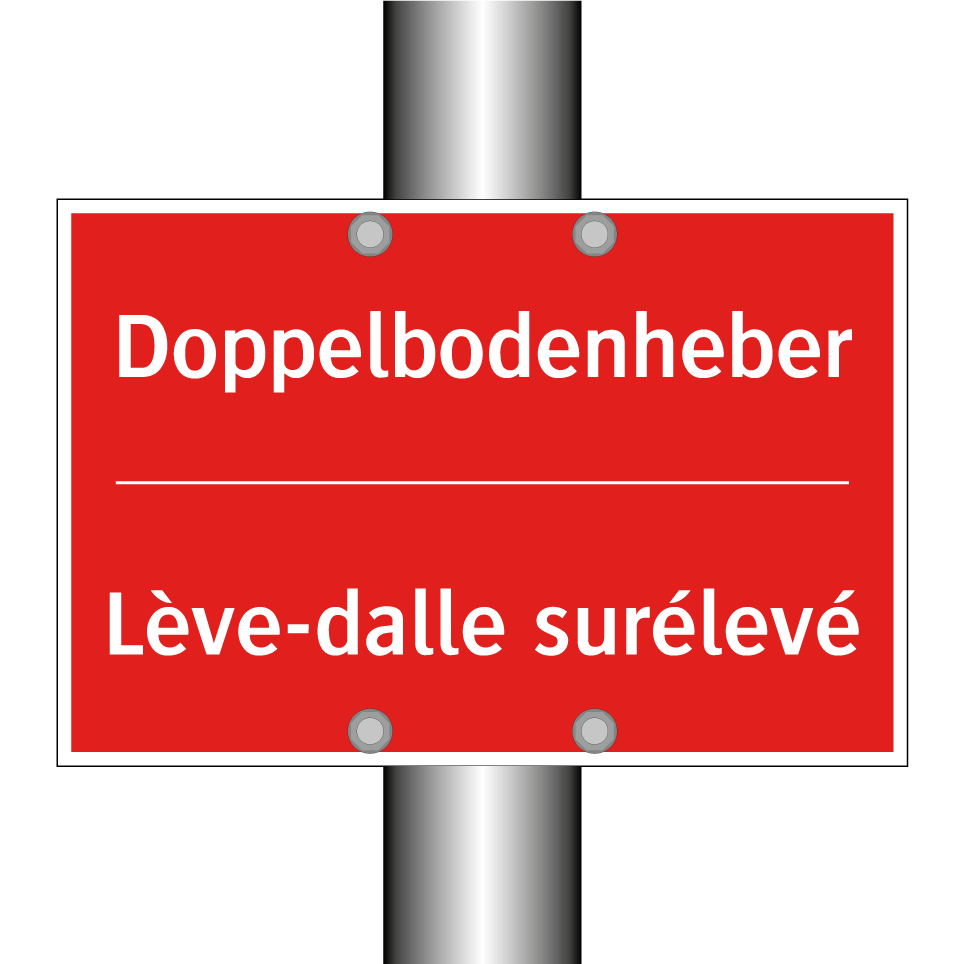 Doppelbodenheber - Lève-dalle surélevé
