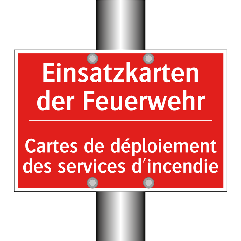 Einsatzkarten der Feuerwehr - Cartes de déploiement des services  /.../