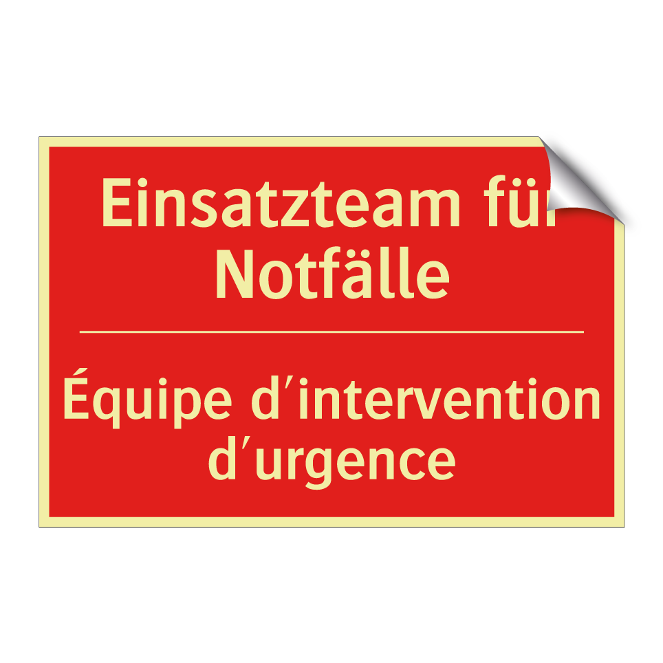 Einsatzteam für Notfälle - Équipe d'intervention d'urgence /.../