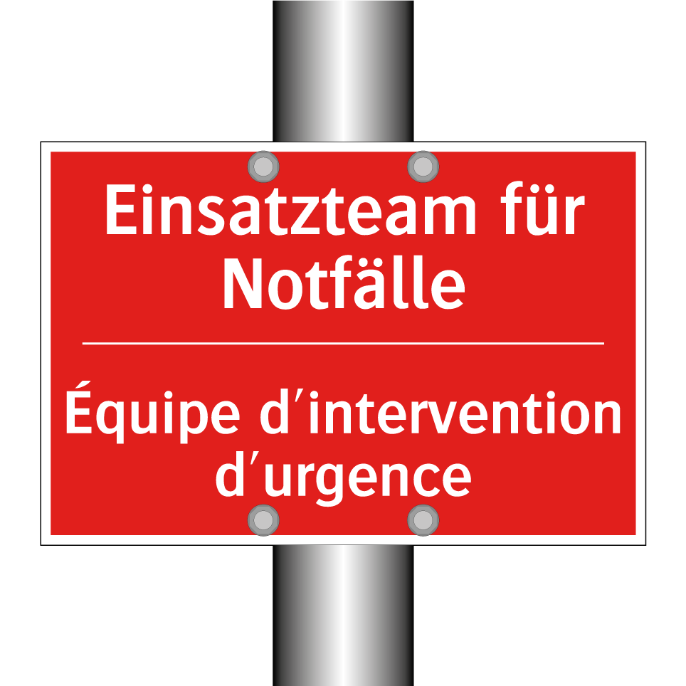 Einsatzteam für Notfälle - Équipe d'intervention d'urgence /.../