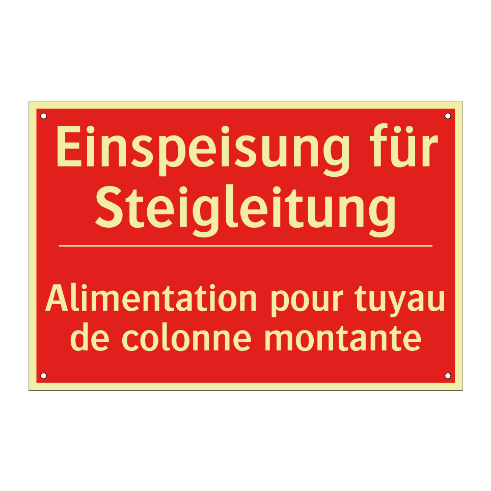 Einspeisung für Steigleitung - Alimentation pour tuyau de colonne  /.../