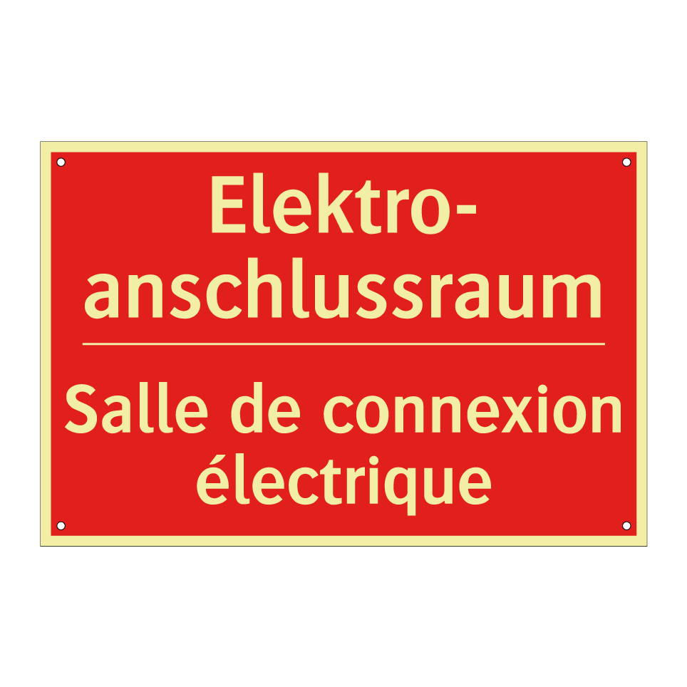 Elektro- anschlußraum - Salle de connexion électrique