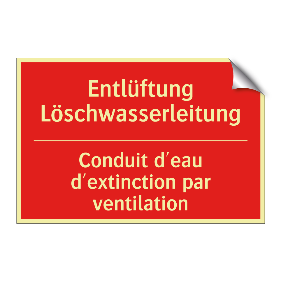 Entlüftung Löschwasserleitung - Conduit d'eau d'extinction par  /.../