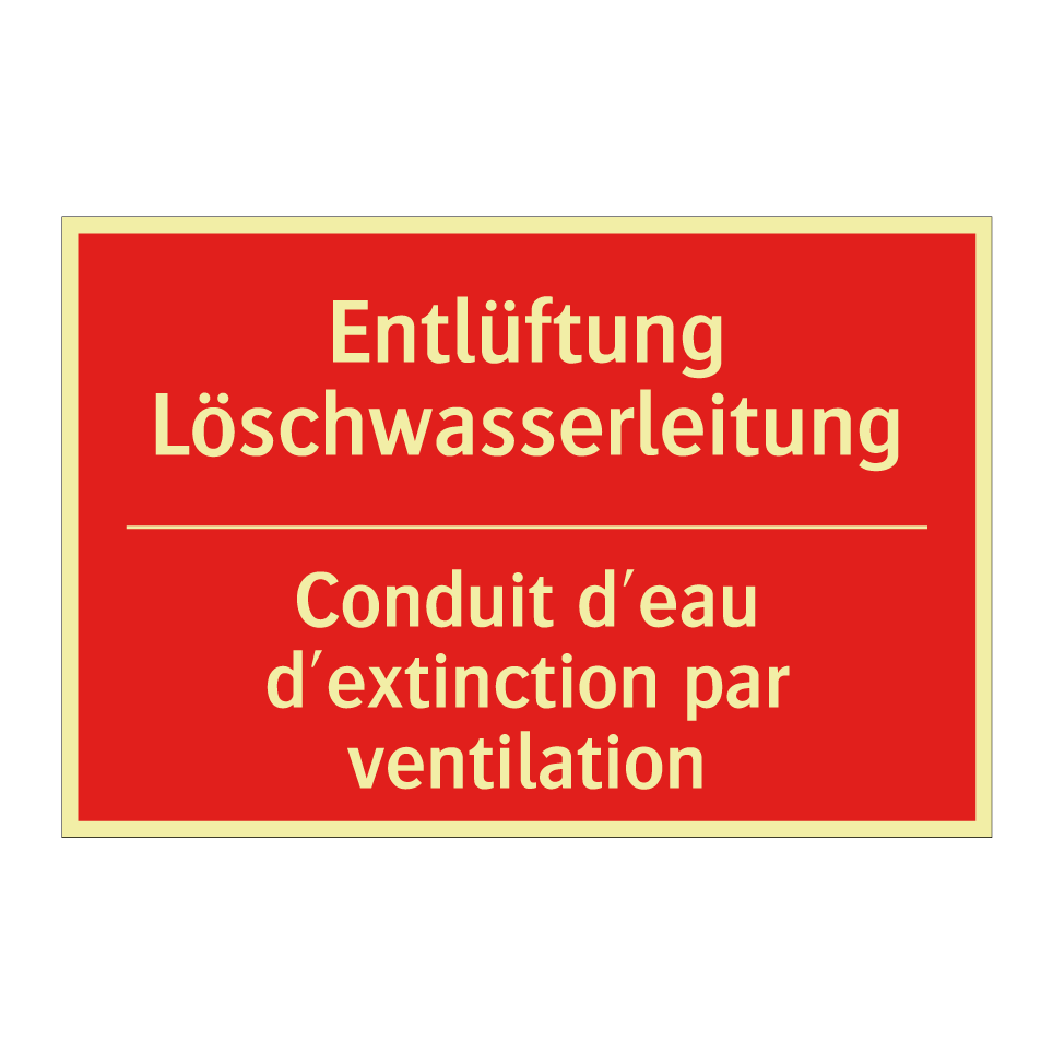 Entlüftung Löschwasserleitung - Conduit d'eau d'extinction par  /.../