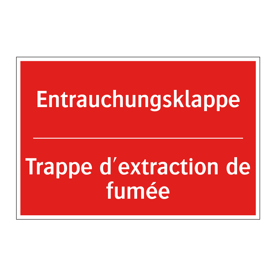 Entrauchungsklappe - Trappe d'extraction de fumée