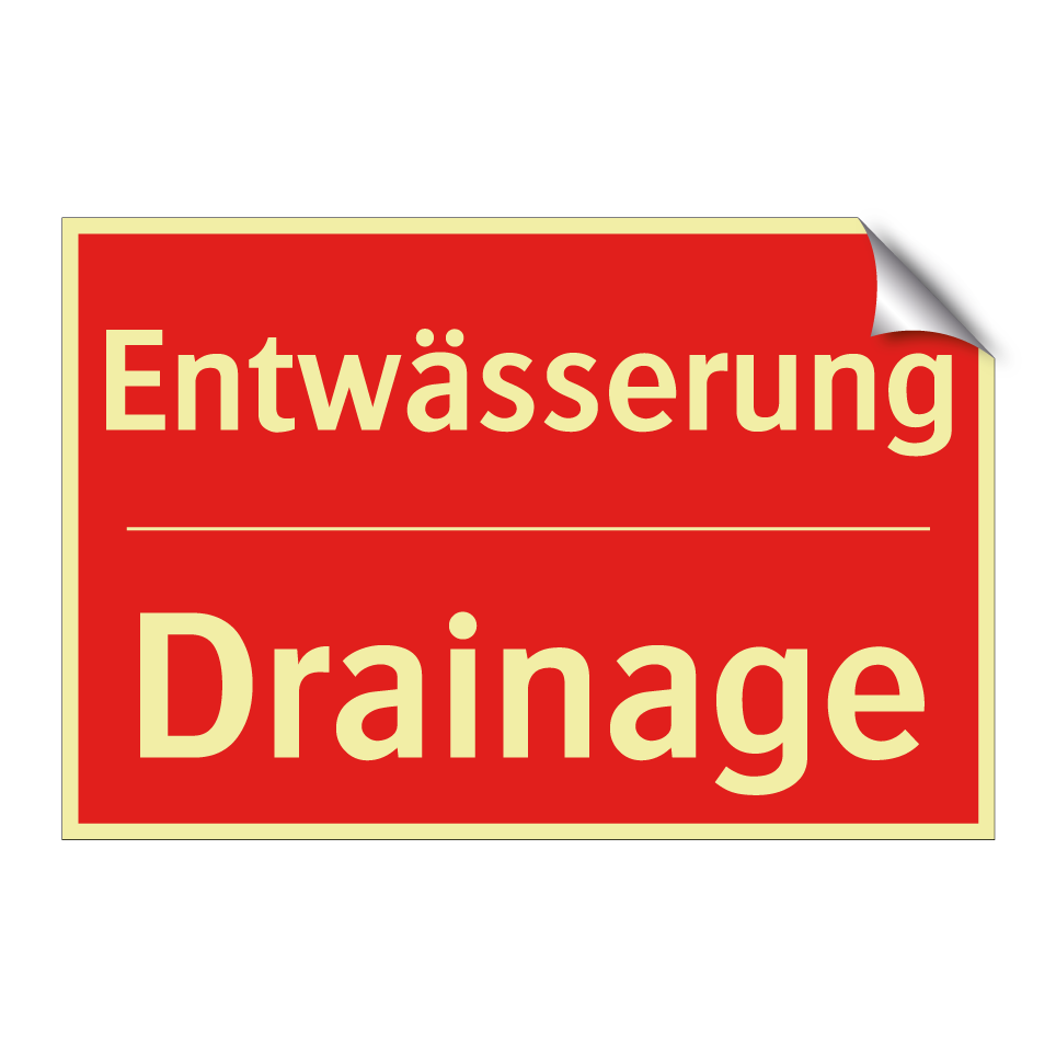 Entwässerung - Drainage