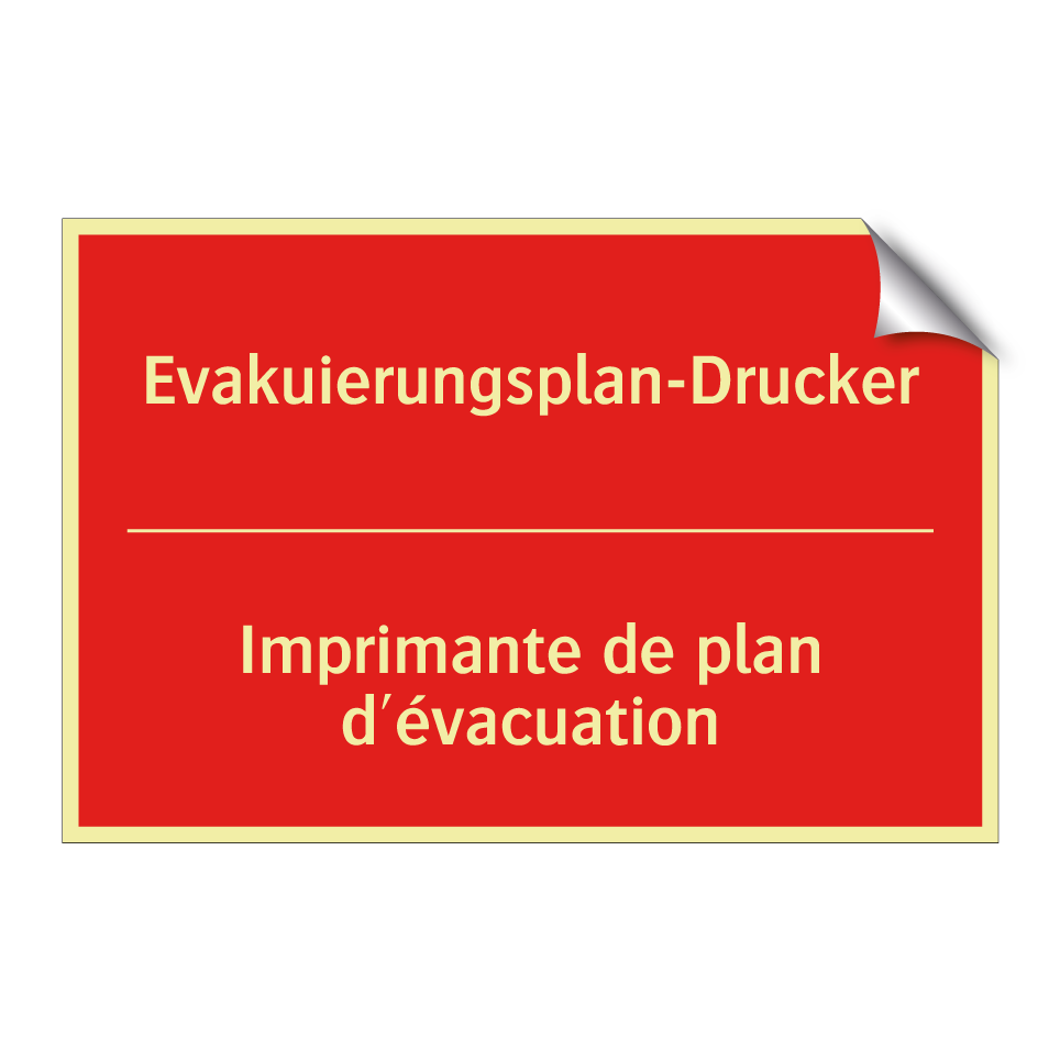 Evakuierungsplan-Drucker - Imprimante de plan d'évacuation /.../