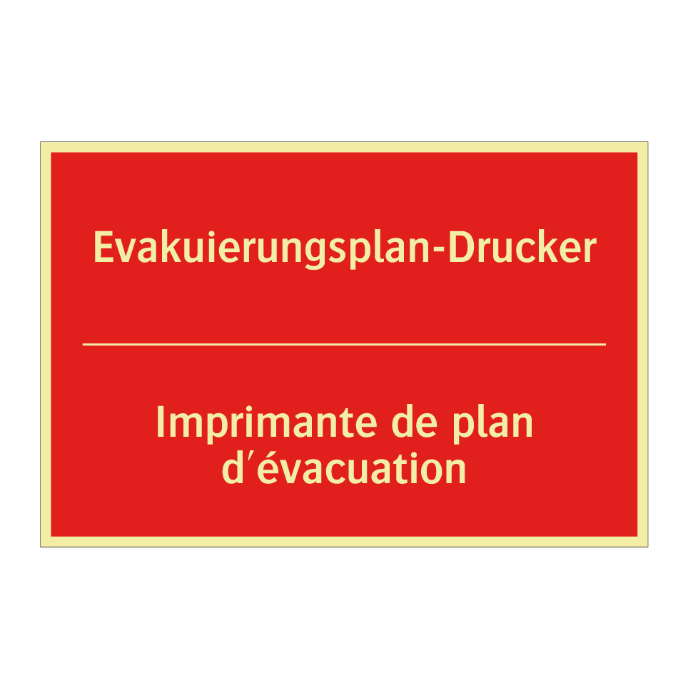 Evakuierungsplan-Drucker - Imprimante de plan d'évacuation /.../