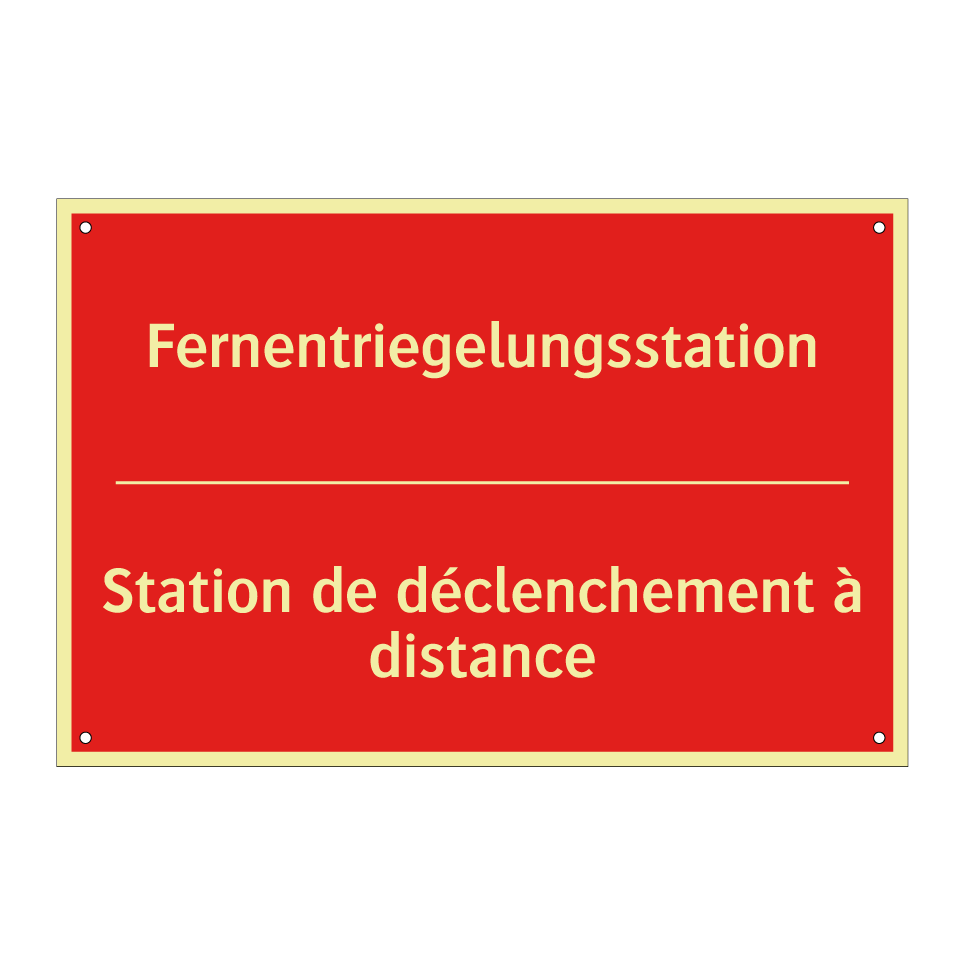 Fernentriegelungsstation - Station de déclenchement à distance /.../