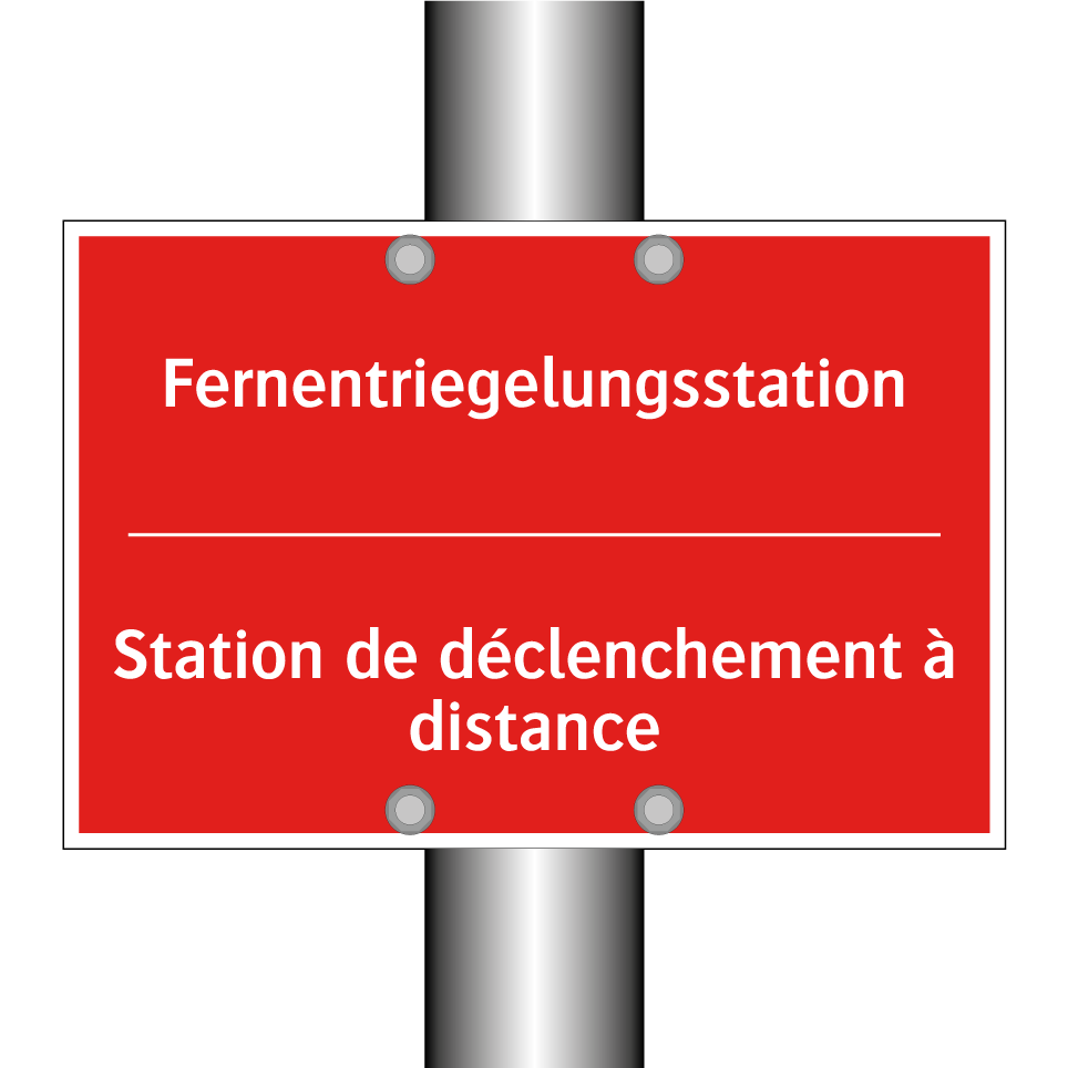 Fernentriegelungsstation - Station de déclenchement à distance /.../
