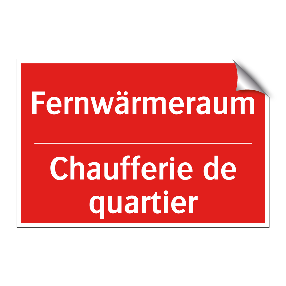 Fernwärmeraum - Chaufferie de quartier