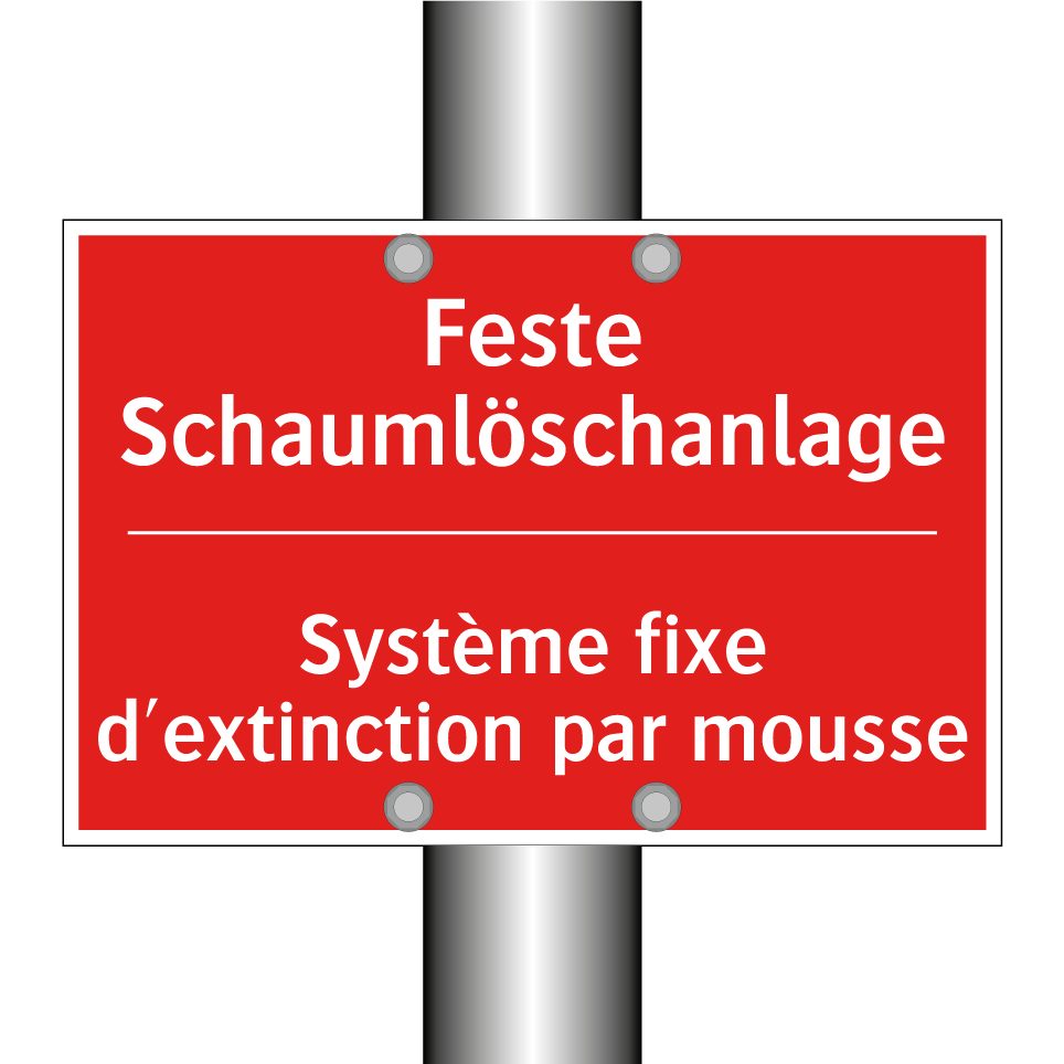 Feste Schaumlöschanlage - Système fixe d'extinction par  /.../