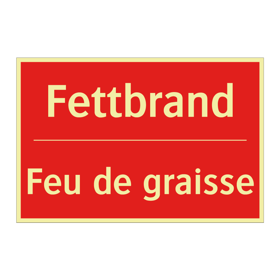Fettbrand - Feu de graisse