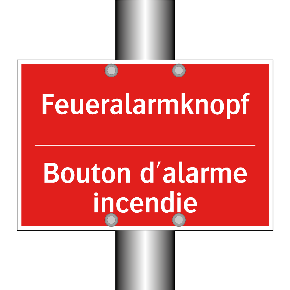 Feueralarmknopf - Bouton d'alarme incendie