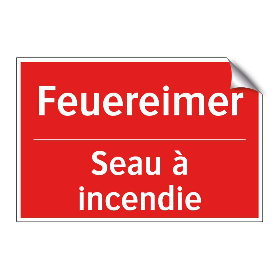 Feuereimer - Seau à incendie