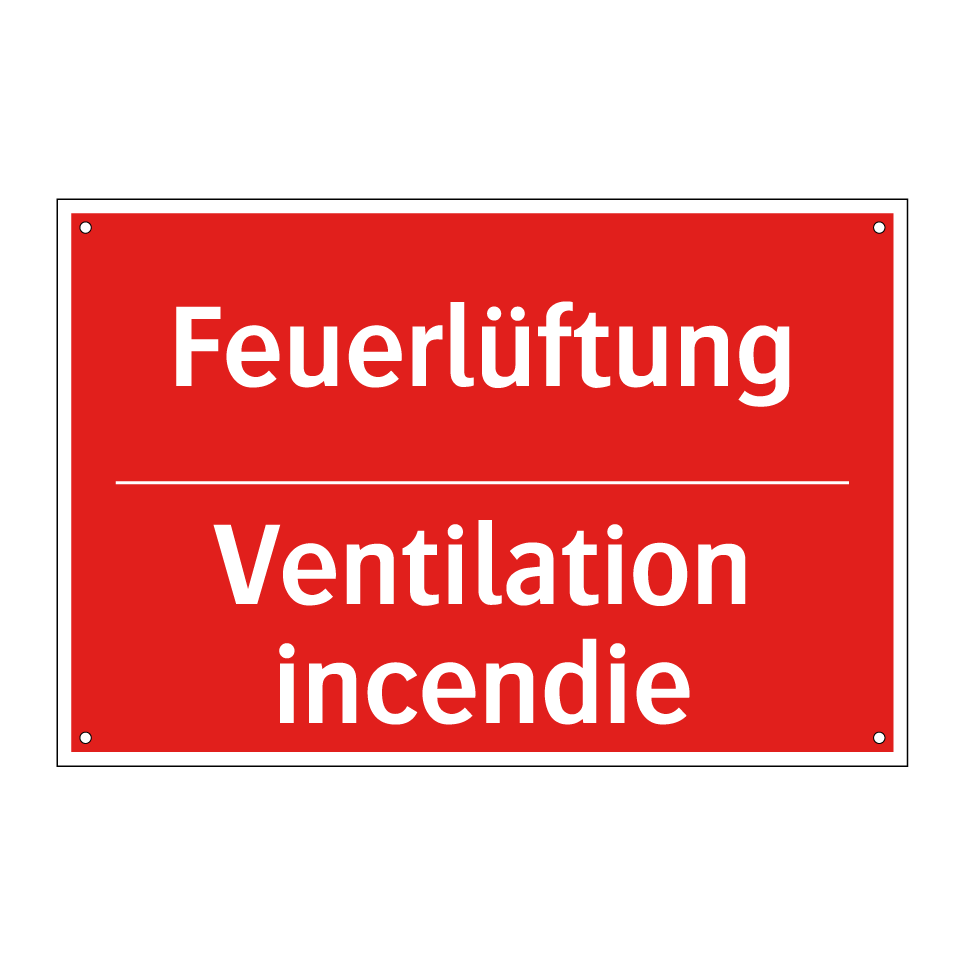 Feuerlüftung - Ventilation incendie