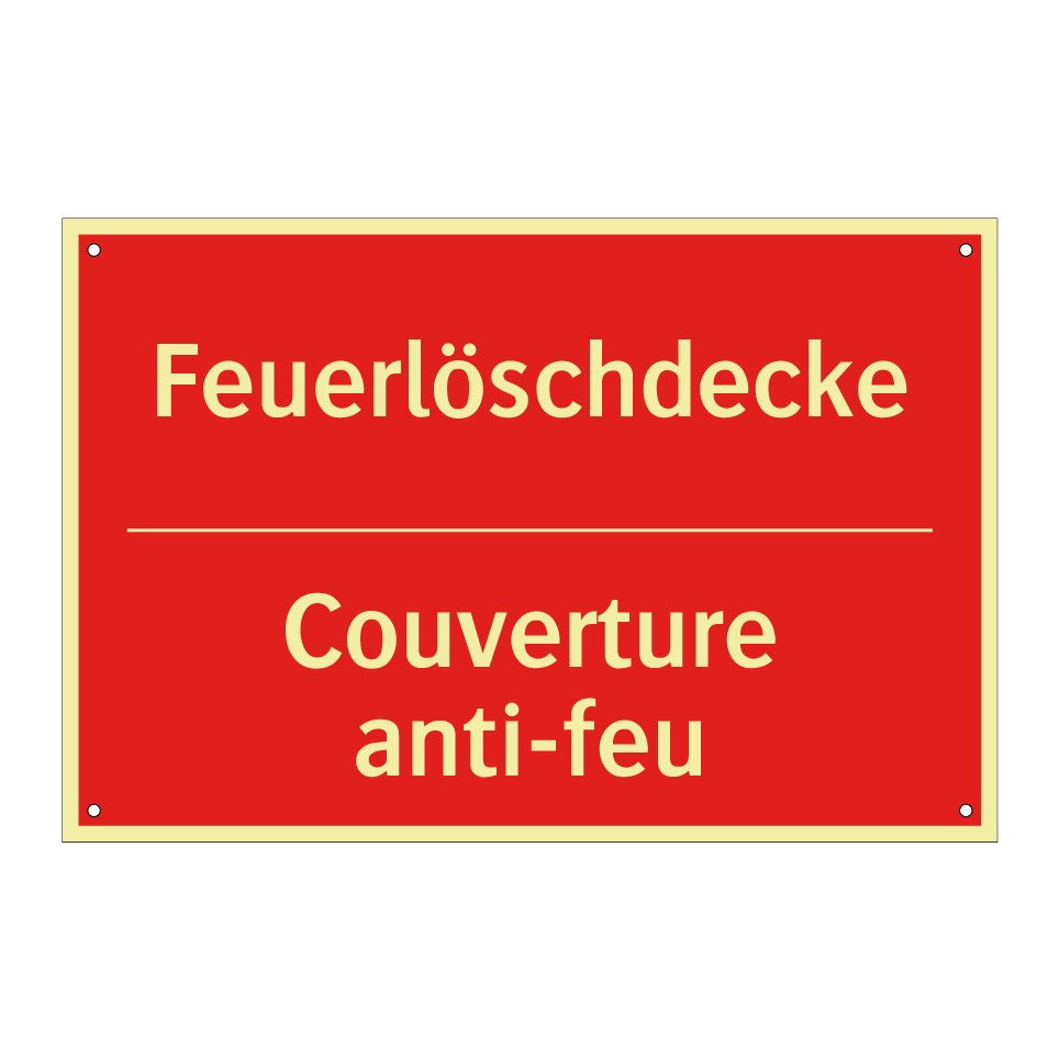Feuerlöschdecke - Couverture anti-feu