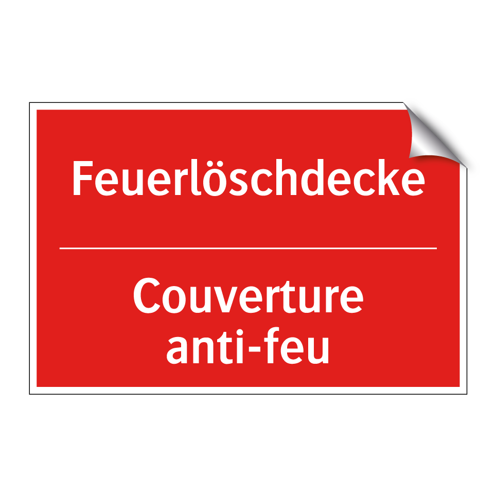 Feuerlöschdecke - Couverture anti-feu
