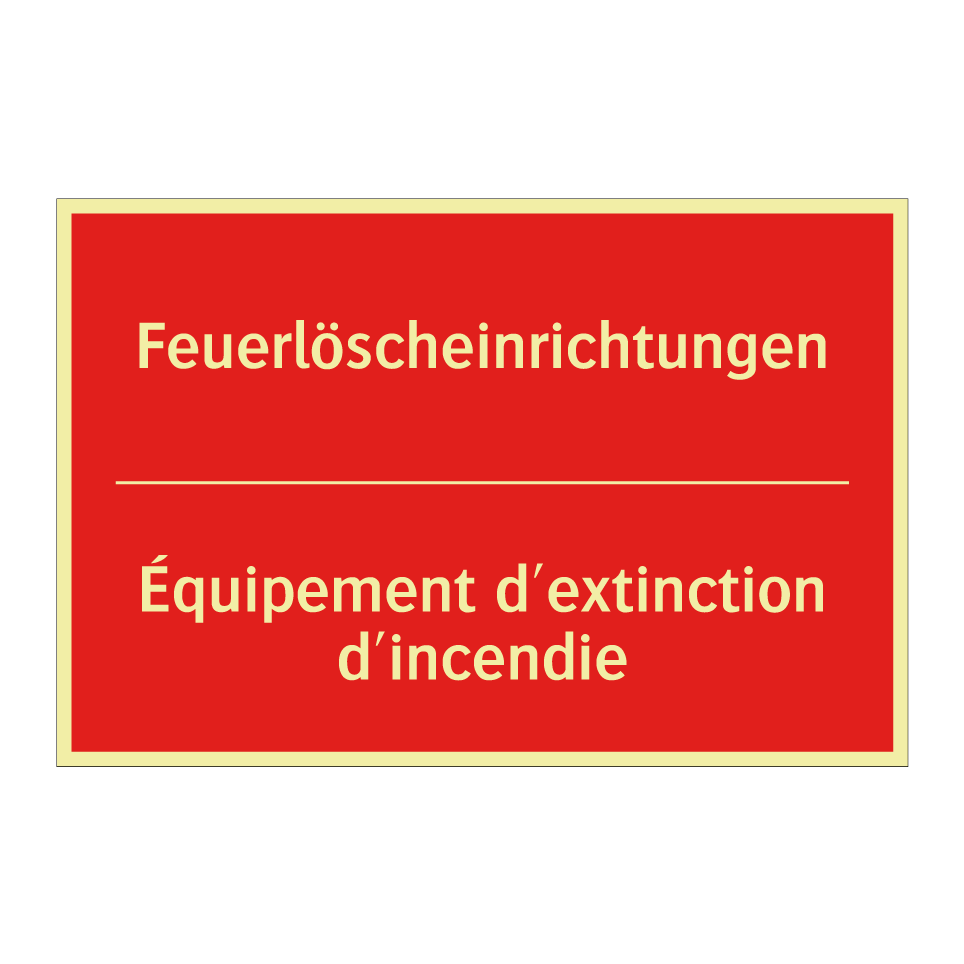 Feuerlöscheinrichtungen - Équipement d'extinction d'incendie /.../