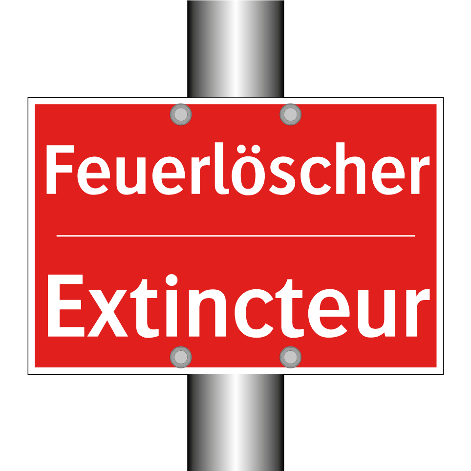 Feuerlöscher - Extincteur
