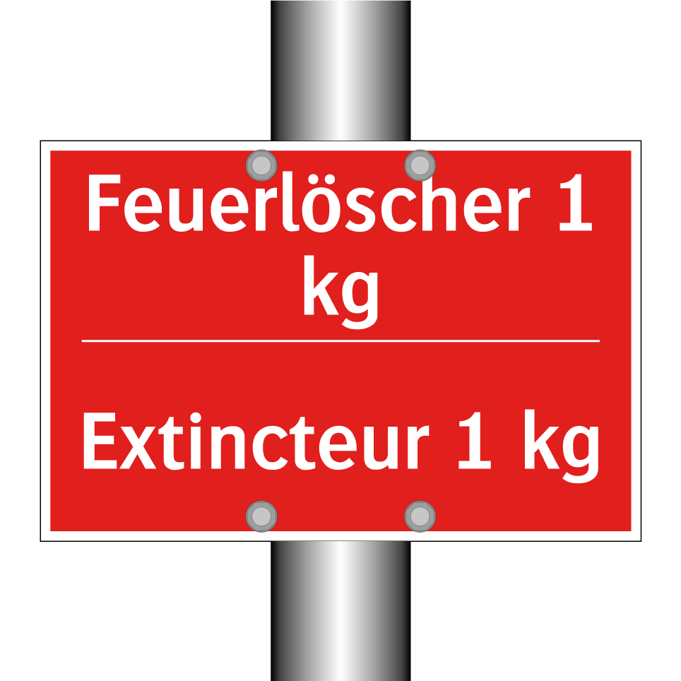 Feuerlöscher 1 kg - Extincteur 1 kg