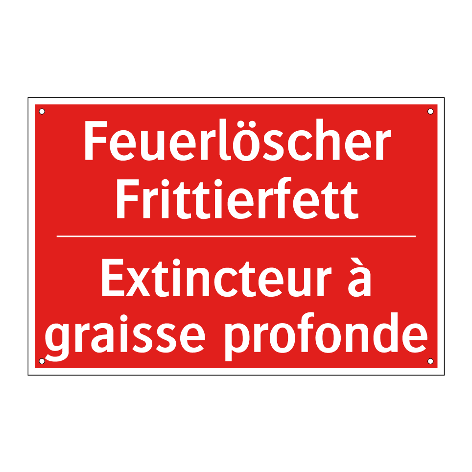 Feuerlöscher Frittierfett - Extincteur à graisse profonde