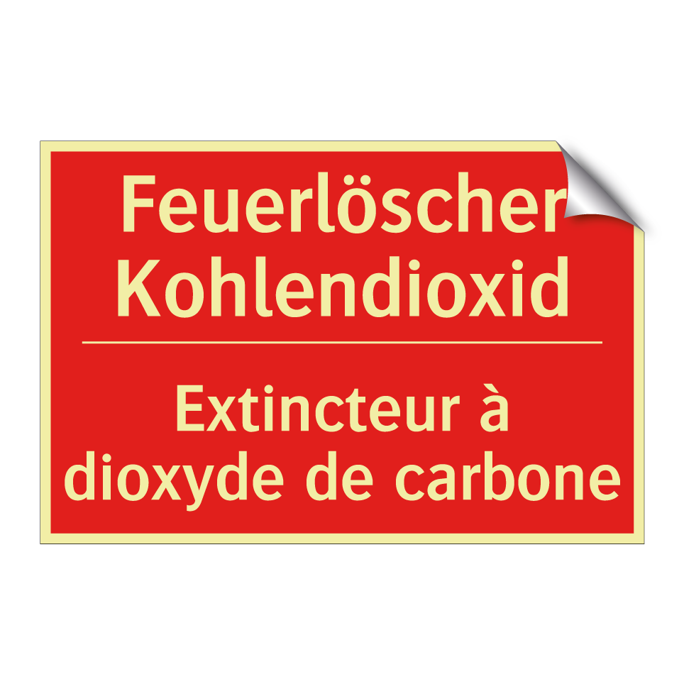 Feuerlöscher Kohlendioxid - Extincteur à dioxyde de carbone /.../