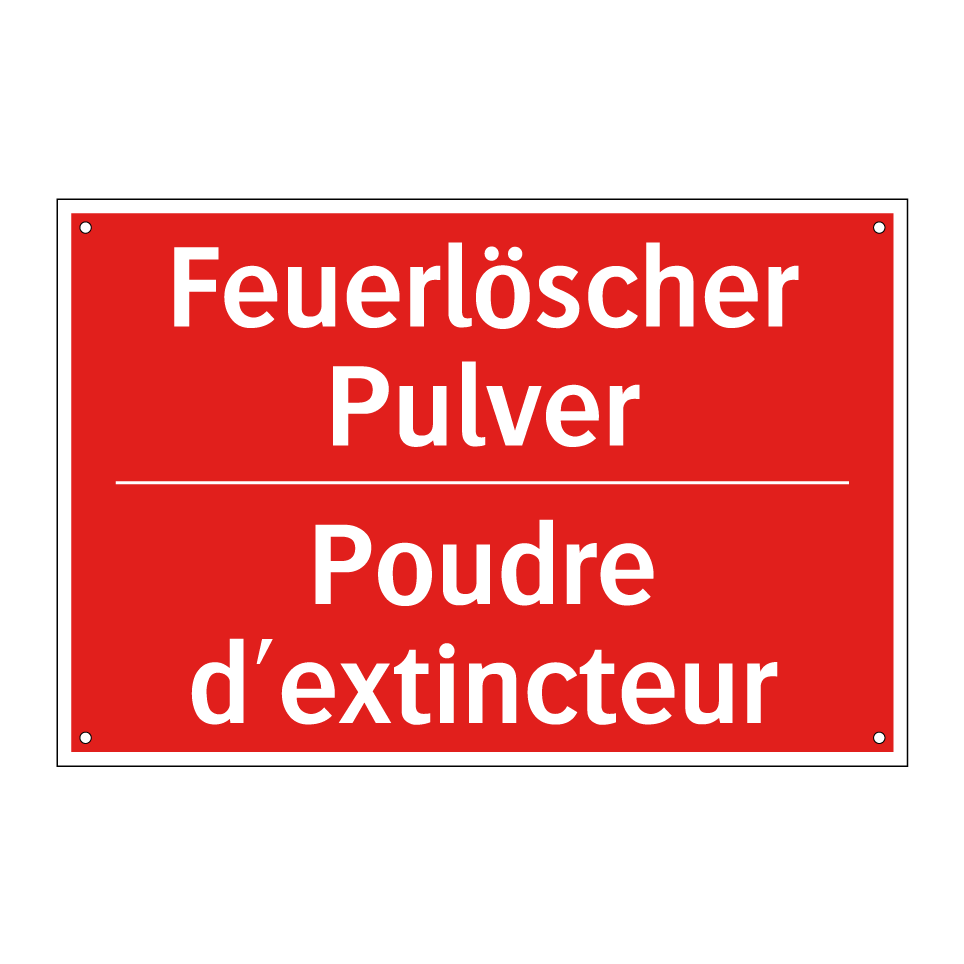 Feuerlöscher Pulver - Poudre d'extincteur