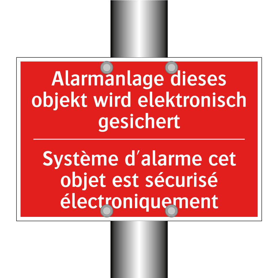Alarmanlage dieses objekt wird  /.../ - Système d'alarme cet objet est  /.../