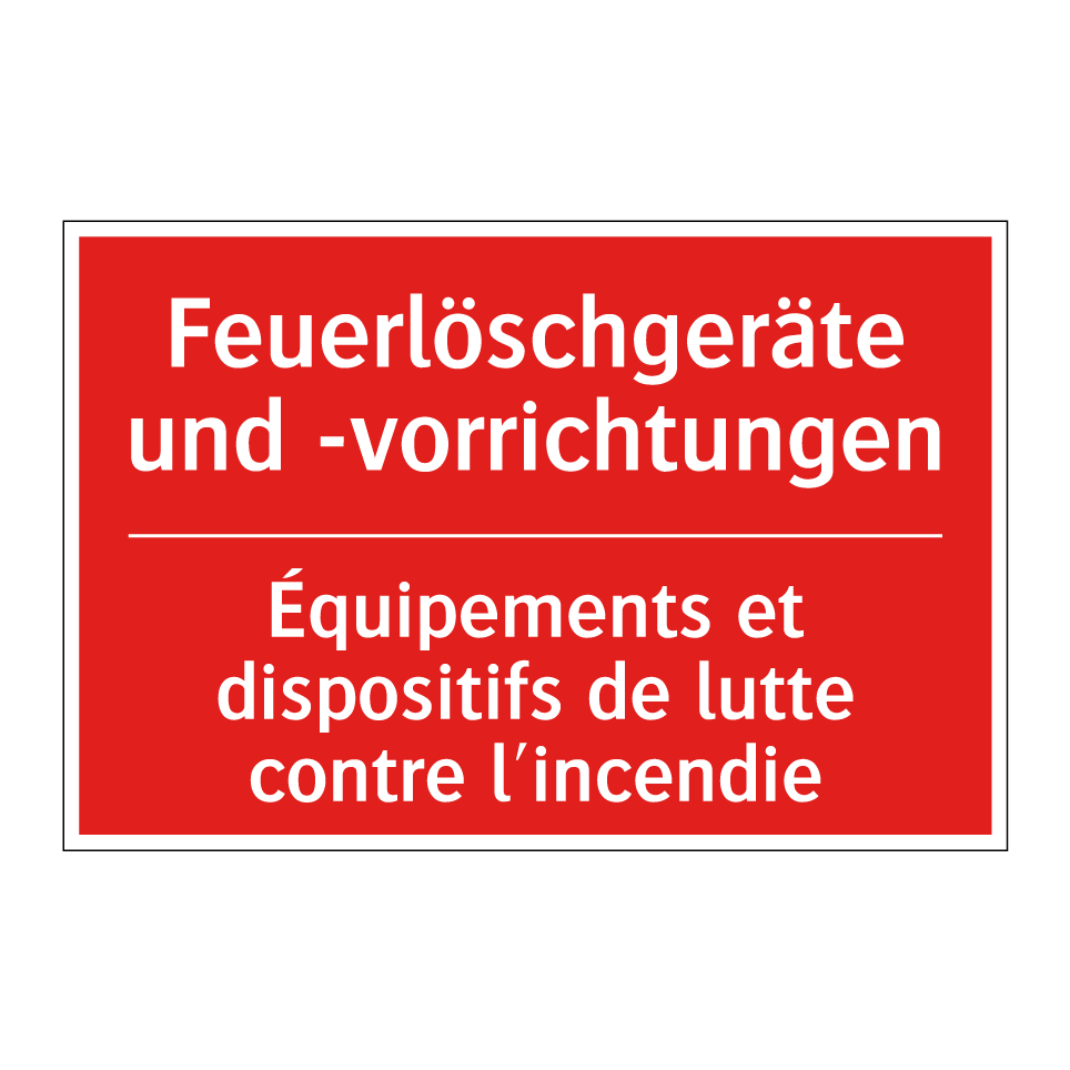 Feuerlöschgeräte und -vorrichtungen /.../ - Équipements et dispositifs de  /.../