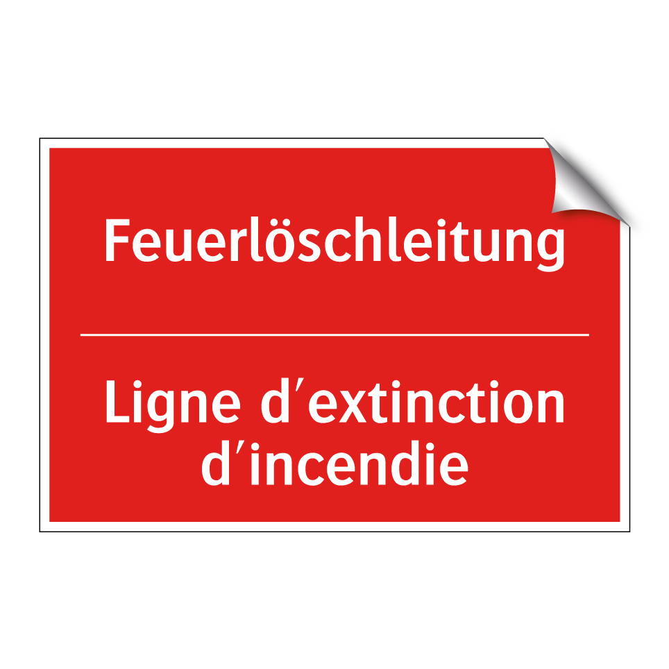 Feuerlöschleitung - Ligne d'extinction d'incendie