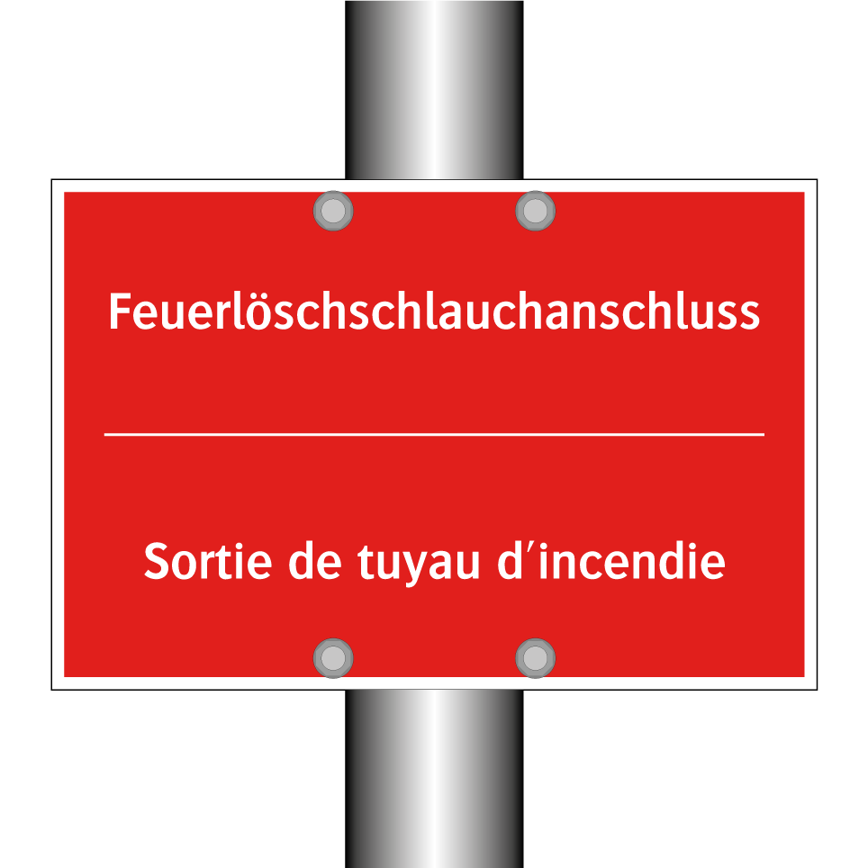 Feuerlöschschlauchanschluss - Sortie de tuyau d'incendie