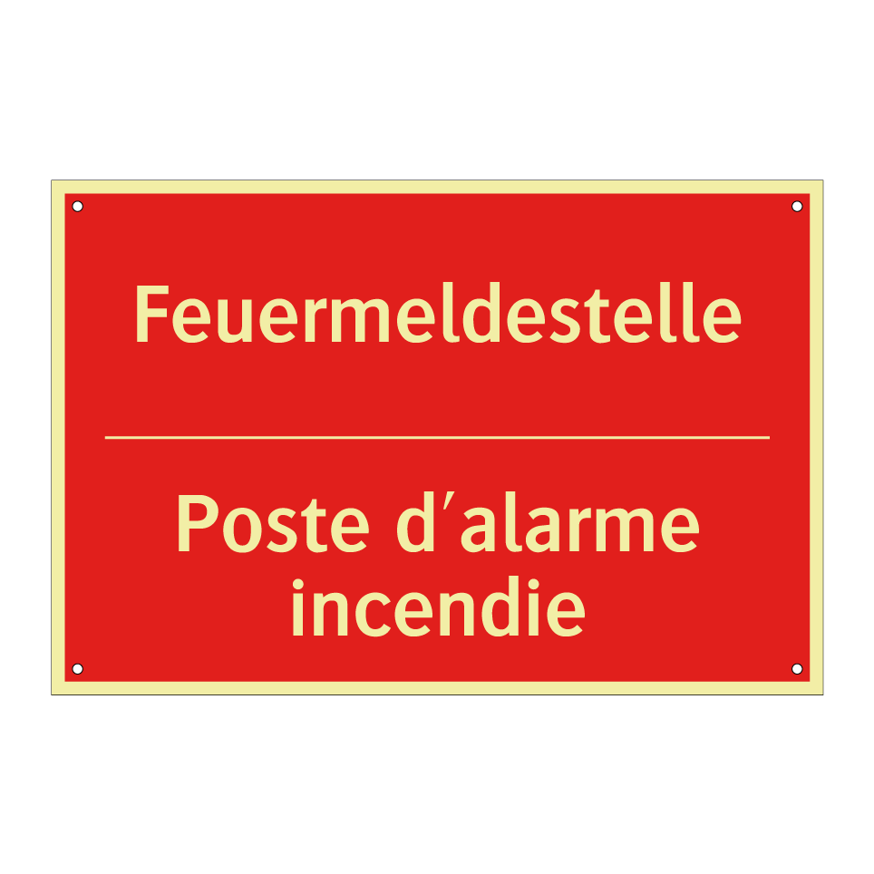 Feuermeldestelle - Poste d'alarme incendie