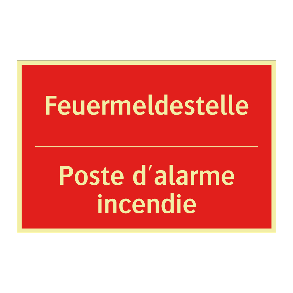 Feuermeldestelle - Poste d'alarme incendie