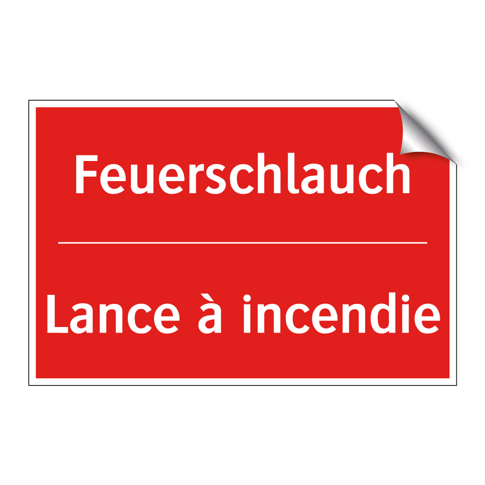 Feuerschlauch - Lance à incendie