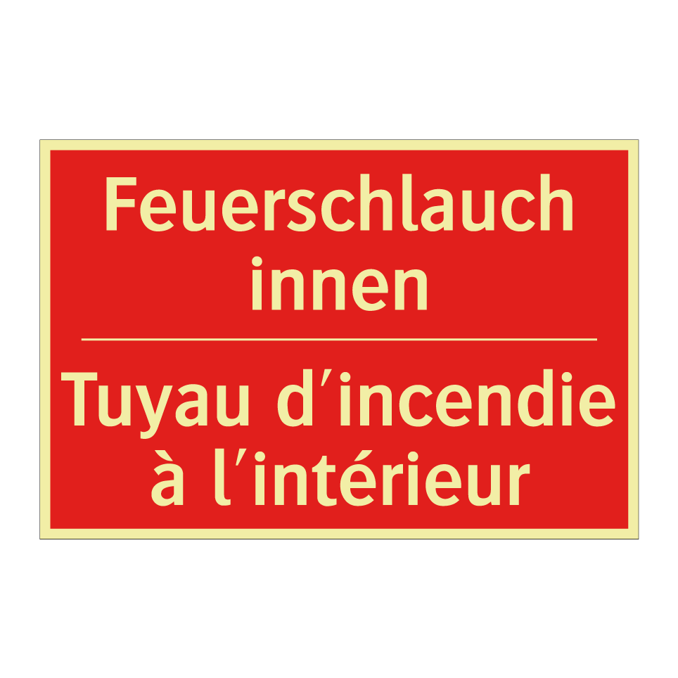 Feuerschlauch innen - Tuyau d'incendie à l'intérieur
