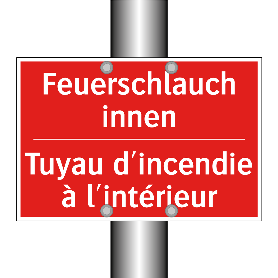 Feuerschlauch innen - Tuyau d'incendie à l'intérieur