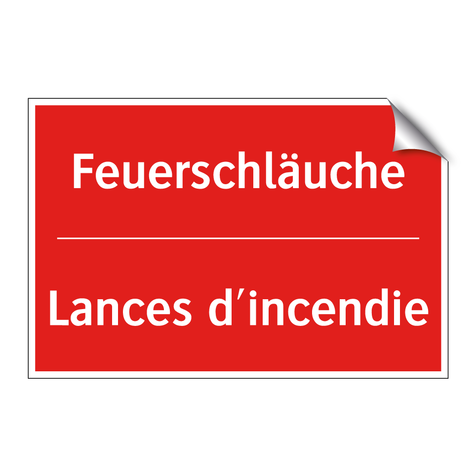 Feuerschläuche - Lances d'incendie