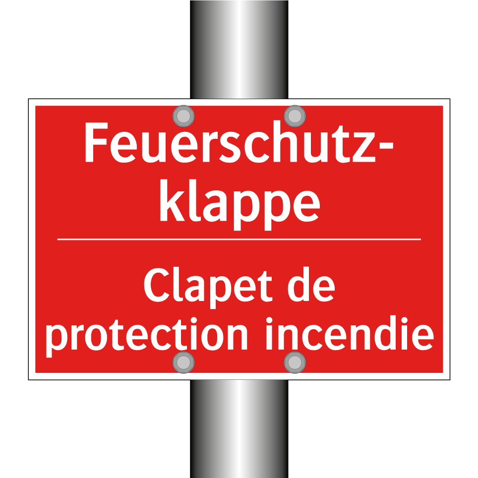 Feuerschutz- klappe - Clapet de protection incendie